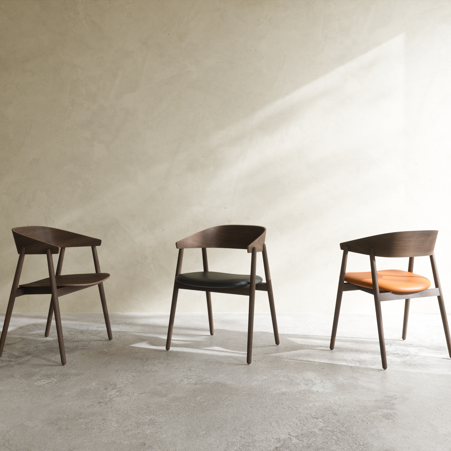 AC2 Dining Chair Seat In Veneer